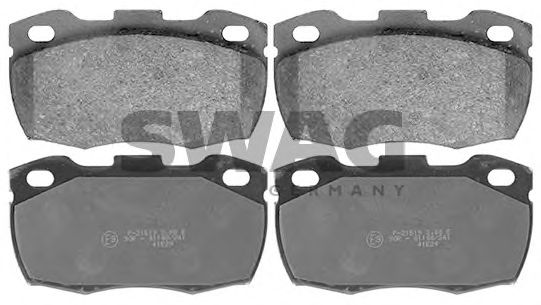 Комплект тормозных колодок, дисковый тормоз SWAG 22 11 6120