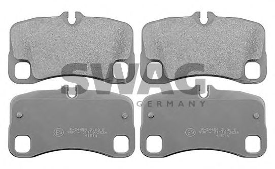 Комплект тормозных колодок, дисковый тормоз SWAG 38 11 6175