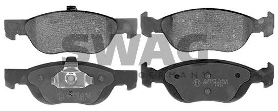 Комплект тормозных колодок, дисковый тормоз SWAG 70 11 6050