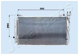 Конденсатор, кондиционер JAPANPARTS CND283025