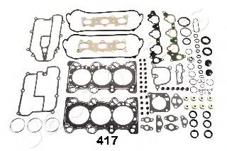 Комплект прокладок, головка цилиндра JAPANPARTS KG-417