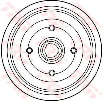 Тормозной барабан TRW DB4161