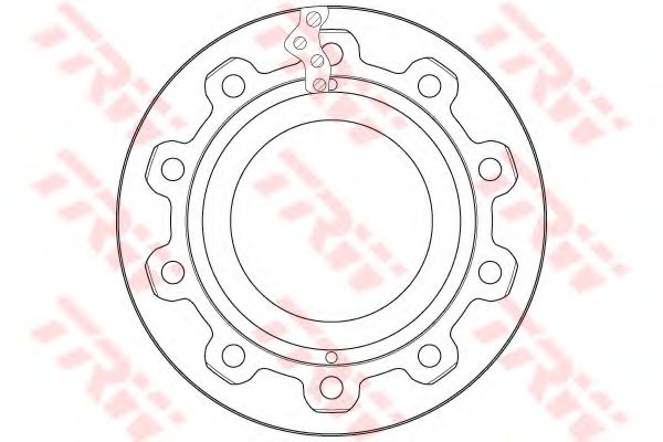 Тормозной диск TRW DF5030S