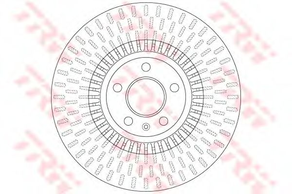 Тормозной диск TRW DF6216