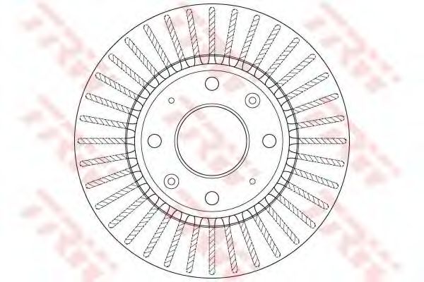 Тормозной диск TRW DF6229