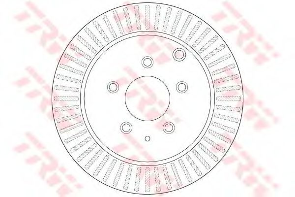 Тормозной диск TRW DF6385