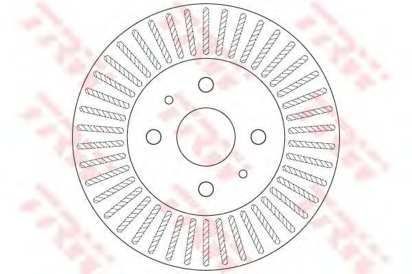 Тормозной диск TRW DF6407
