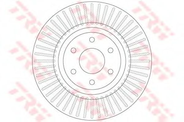 Тормозной диск TRW DF6425