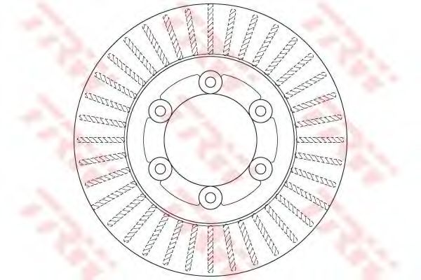 Тормозной диск TRW DF6487
