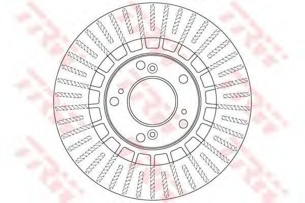 Тормозной диск TRW DF6493