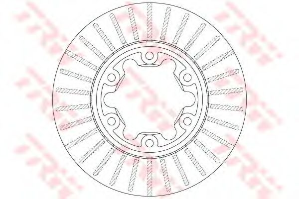 Тормозной диск TRW DF6630