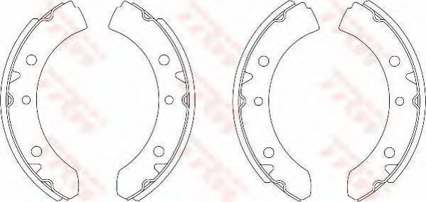 Комплект тормозных колодок TRW GS7198