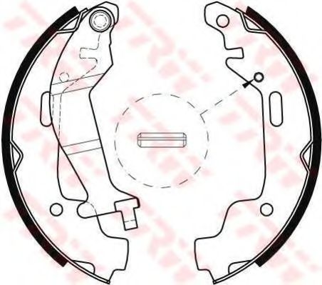 Комплект тормозных колодок TRW GS8468