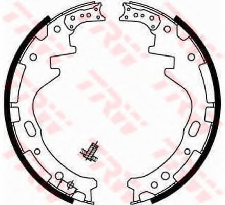 Комплект тормозных колодок TRW GS8513