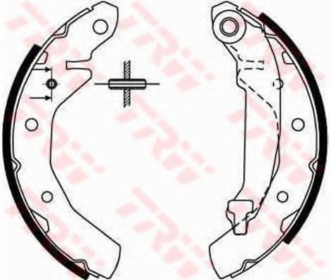 Комплект тормозных колодок TRW GS8646