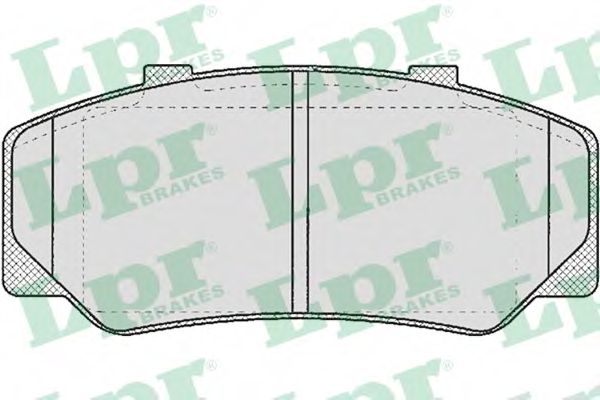 Комплект тормозных колодок, дисковый тормоз LPR 05P156