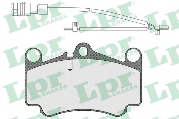 Комплект тормозных колодок, дисковый тормоз LPR 05P1588A