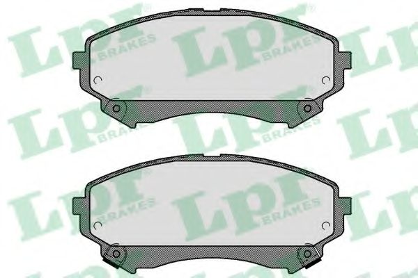 Комплект тормозных колодок, дисковый тормоз LPR 05P1778