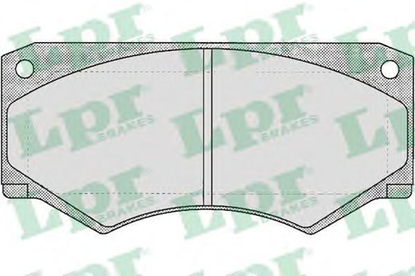 Комплект тормозных колодок, дисковый тормоз LPR 05P180