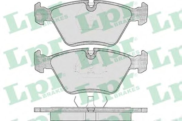 Комплект тормозных колодок, дисковый тормоз LPR 05P193