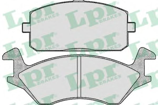 Комплект тормозных колодок, дисковый тормоз LPR 05P251