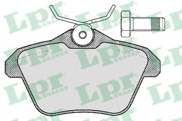 Комплект тормозных колодок, дисковый тормоз LPR 05P298