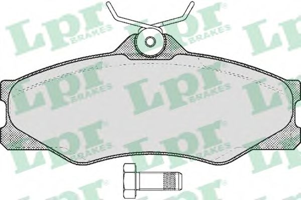 Комплект тормозных колодок, дисковый тормоз LPR 20979