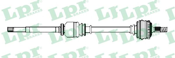 Приводной вал LPR DS16151