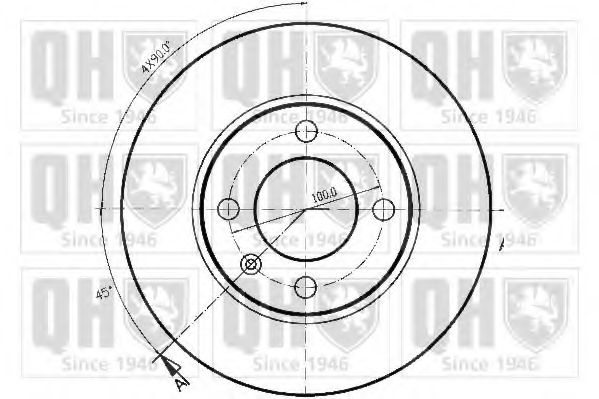 Тормозной диск IPI 1096