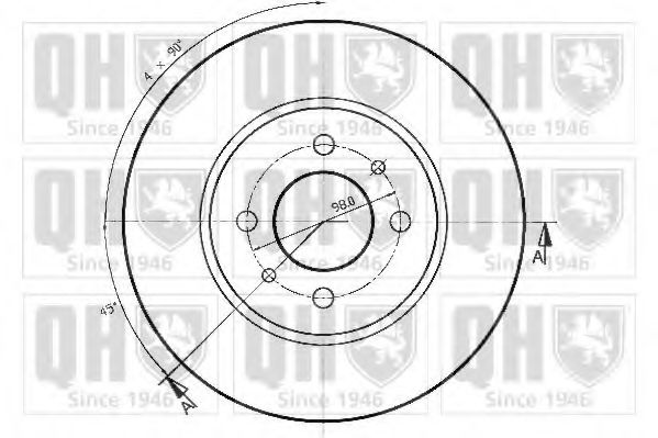 Тормозной диск BACHMANN 0512