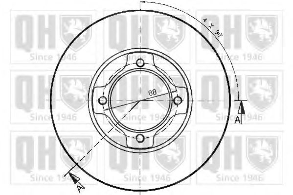 Тормозной диск SEBRO 3144