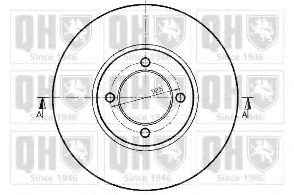 Тормозной диск A.P. BG2061