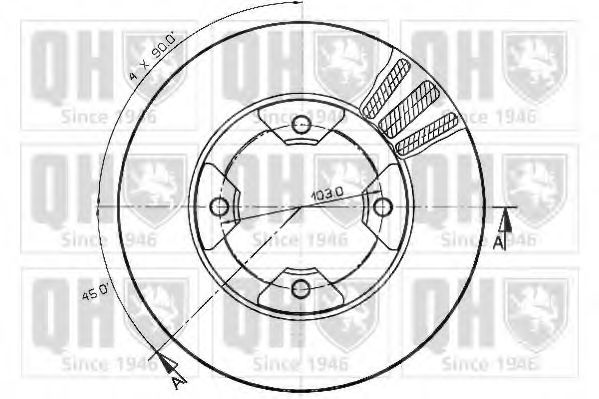 Тормозной диск BRAKE PARTS INC. 85752