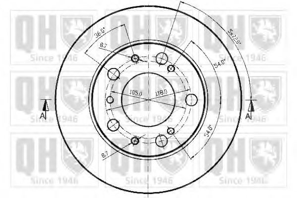 Тормозной диск BACHMANN 0515