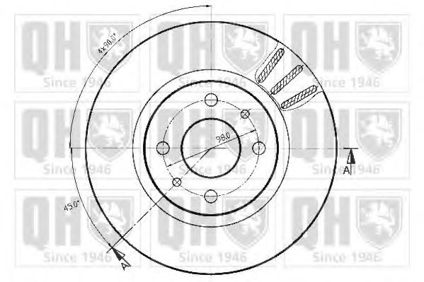 Тормозной диск BACHMANN 0513
