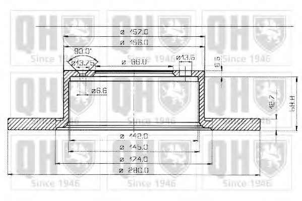 Тормозной диск RAYBESTOS 9836