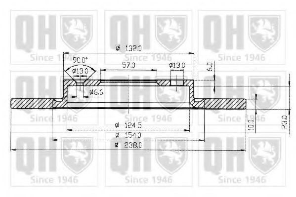 Тормозной диск BACHMANN 0418
