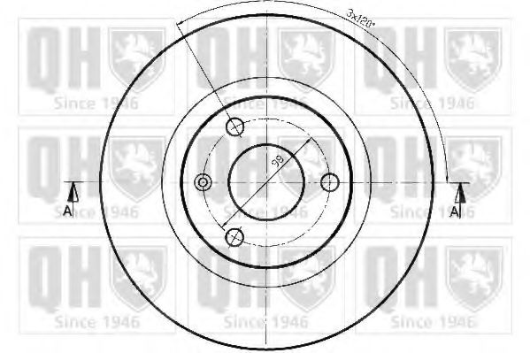 Тормозной диск BRAKE PARTS INC. 953590