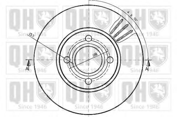 Тормозной диск BACHMANN 0238