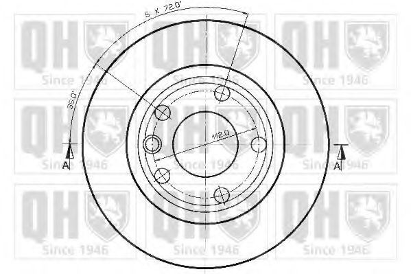 Тормозной диск BACHMANN 0236