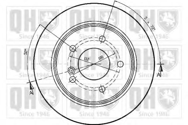 Тормозной диск BACHMANN 1137