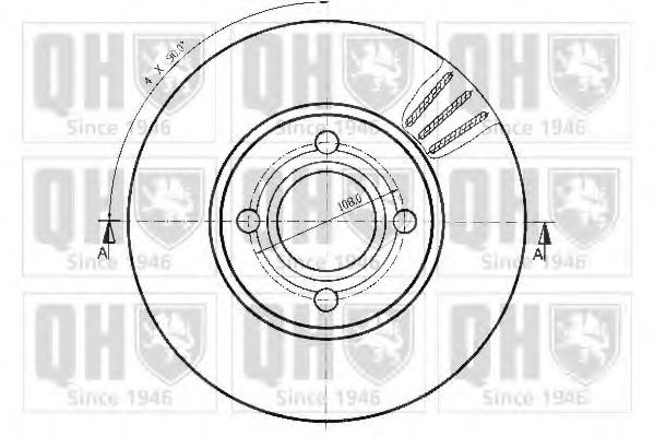 Тормозной диск BRAKE PARTS INC. 955153