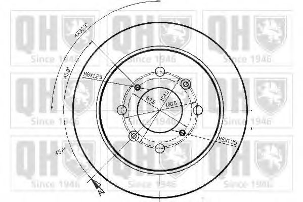 Тормозной диск AE ADH24321