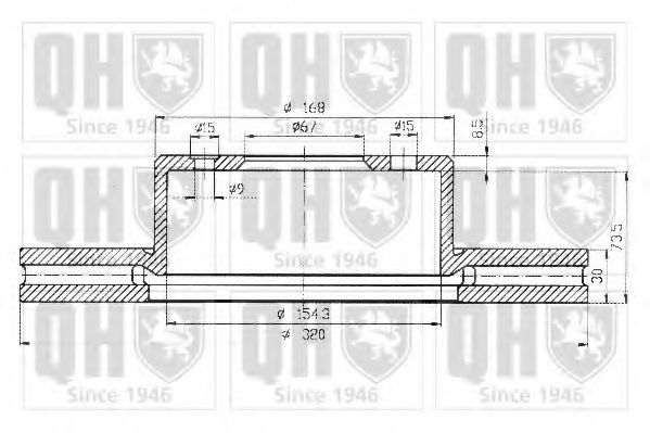 Тормозной диск RAYBESTOS 96389