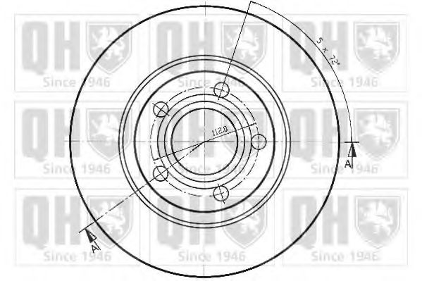 Тормозной диск SEBRO 7100