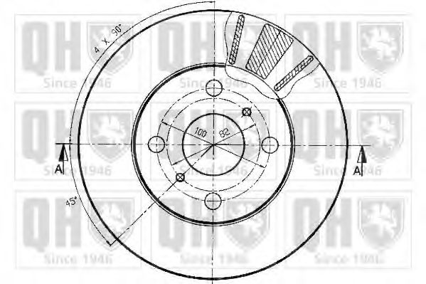 Тормозной диск AE ADT34381