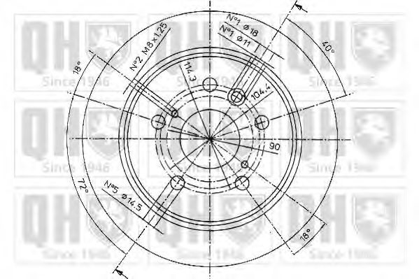 Тормозной диск AE ADT34373