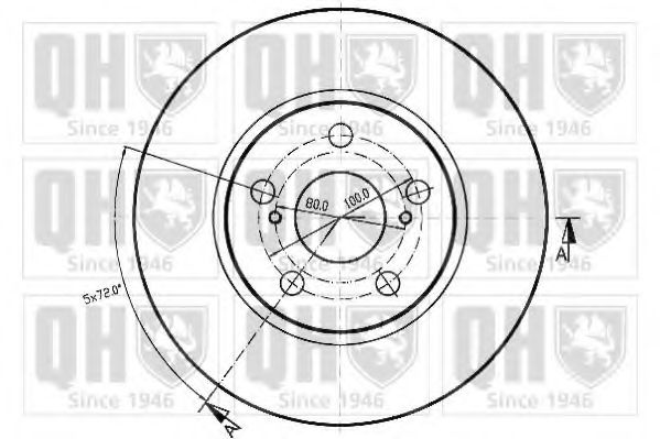 Тормозной диск AE ADT34364