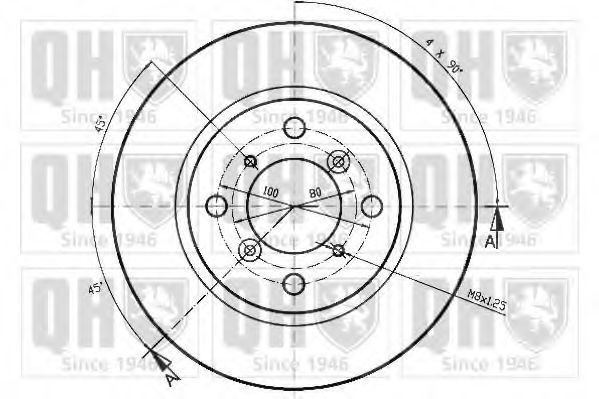 Тормозной диск AE ADK84310