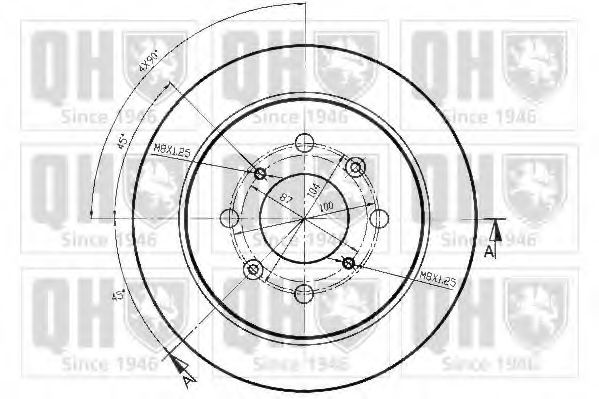 Тормозной диск BRAKE PARTS INC. 955373